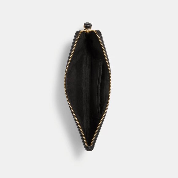 COACH || Black Large Corner Zip Wristlet - NEW - Picture 2 of 6